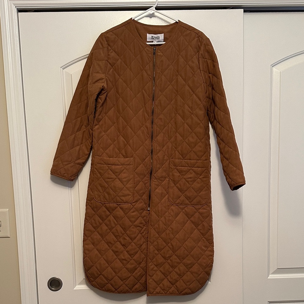 BB Dakota by Steve Madden Quilted Puffer Coat - Brown